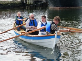 Rowing the St. Ayle's Skiff