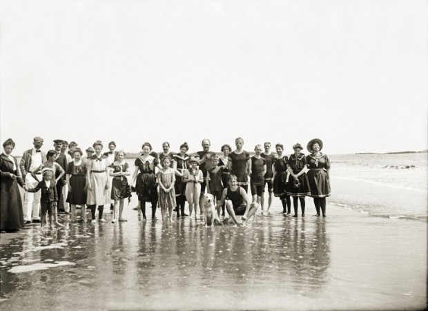 Popham Bathers, Photo Courtesy Penobscot Marine Museum
