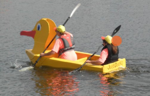The Belfast Harbor Fest Cardboard Boat Challenge
