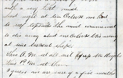 Edwin Mitchell, Boy on the IVANHOE